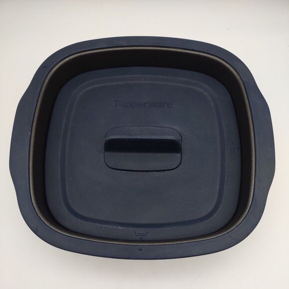 Tupperware MicroPro Grill Micro Pro Series Microwave Grilling Base & Lid Cooking - Picture 3 of 6